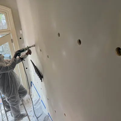 drill and fill in progress