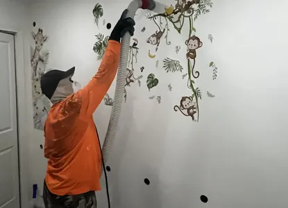 drilling a wall
